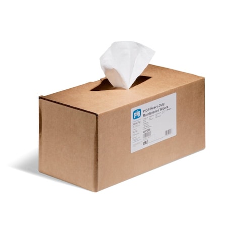 Pig PIG PR70 Heavy-Duty Maintenance Wipers 200 wipers/box 12.5" L x 12" W, 200PK WIP325